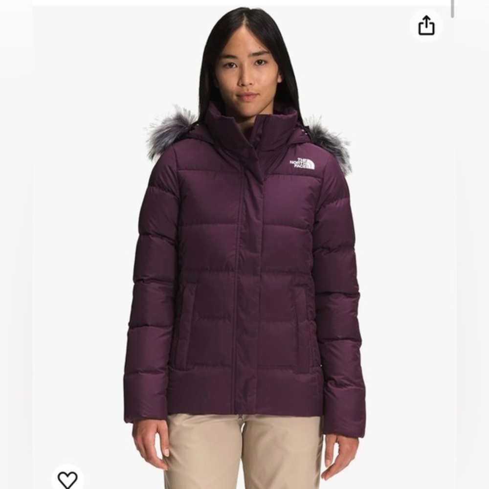 NEW North Face Women’s Gotham Puff Jacket BlackBerry Wine Size XS Gorpcore